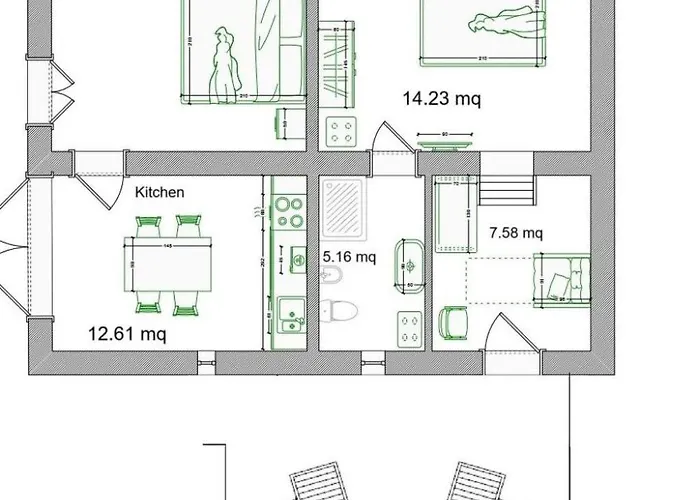 Lejlighed Con Giardino By Interhome *